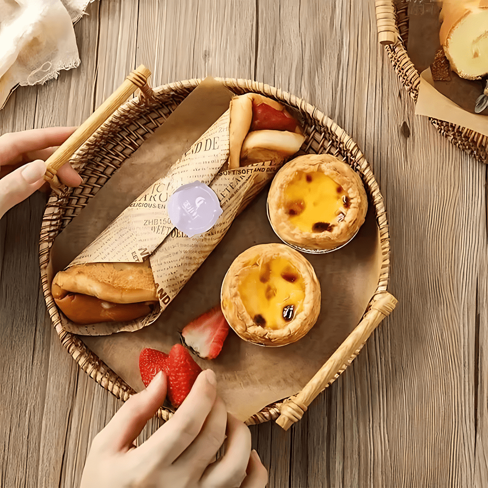 RattaTray – Handgefertigtes Serviertablett aus Rattan