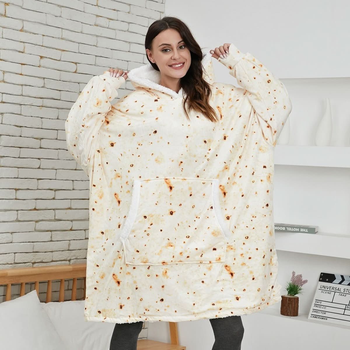 SNUGWEAR – Fleece Kapuzenpullover-Decke für Wärme & Komfort