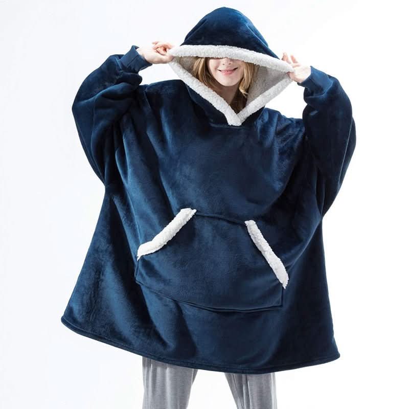 SNUGWEAR – Fleece Kapuzenpullover-Decke für Wärme & Komfort