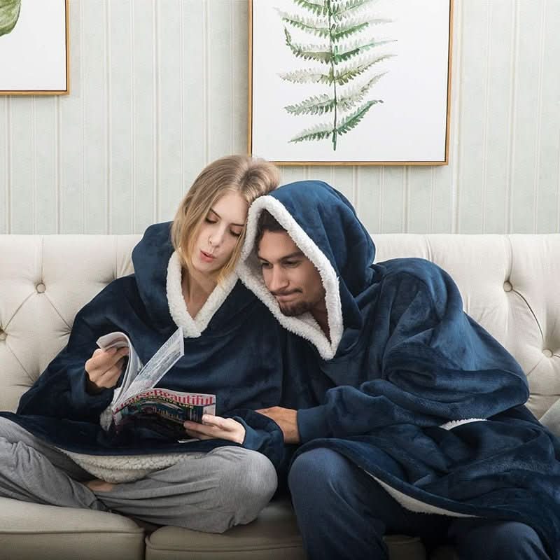 SNUGWEAR – Fleece Kapuzenpullover-Decke für Wärme & Komfort