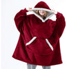 SNUGWEAR – Fleece Kapuzenpullover-Decke für Wärme & Komfort