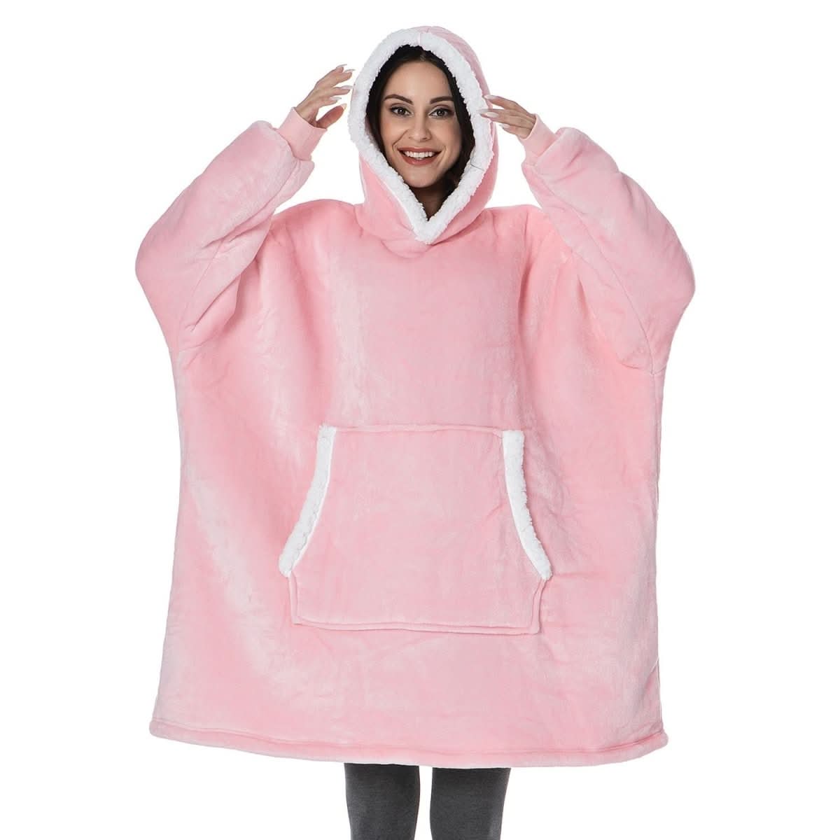 SNUGWEAR – Fleece Kapuzenpullover-Decke für Wärme & Komfort