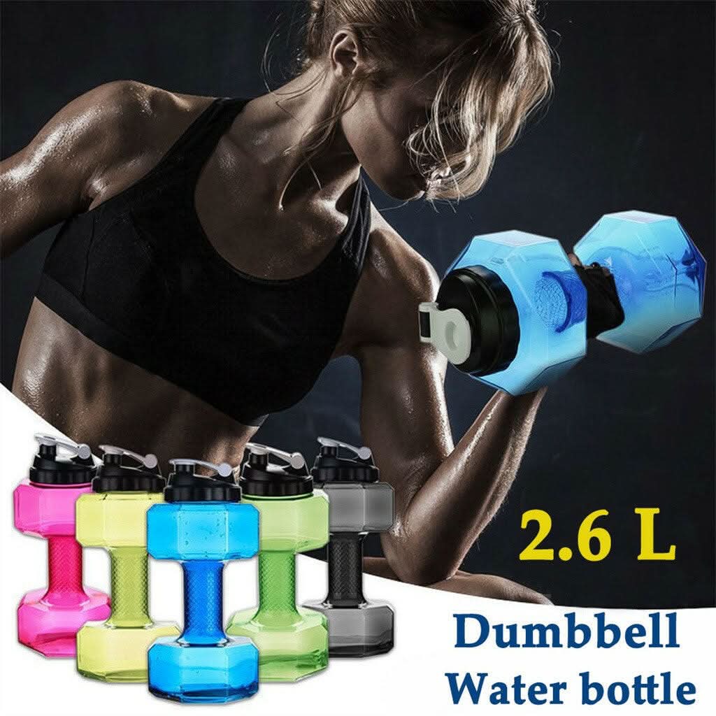 Hydraflex – 2-in-1 Hantel-Wasserflasche für Training & Hydratation