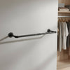 IRONHANG – Industrielle Wandkleiderstange aus Rohr 0