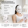 LED Gesichtsmaske – Professionelle Lichttherapie zur Hautverjüngung für Zuhause