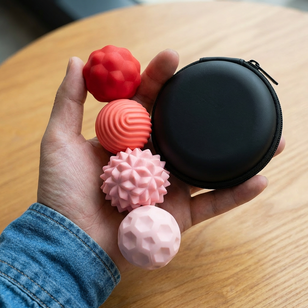 Magnetische Silikonkugeln – Sensorisches Beschäftigungsspielzeug für Stressabbau und Entspannung