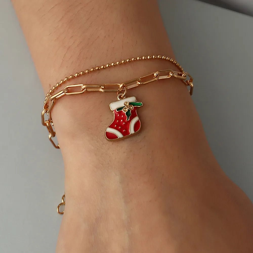 JINGLEGOLD – Verstellbares, vergoldetes, festliches Bettelarmband für weihnachtliche Stimmung 5