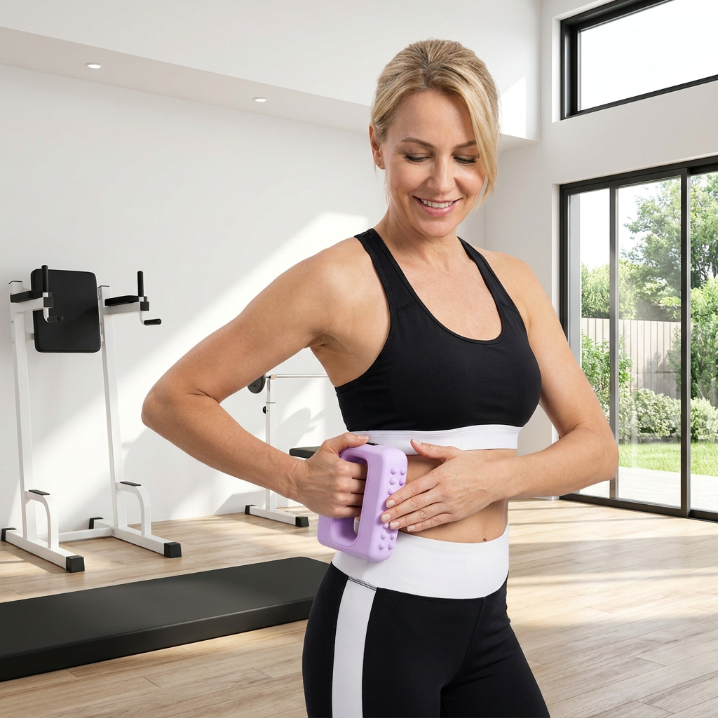 Faszienmassagegerät – Vibrationsgerät zum Muskelaufbau für Bauch, Taille und Ganzkörper