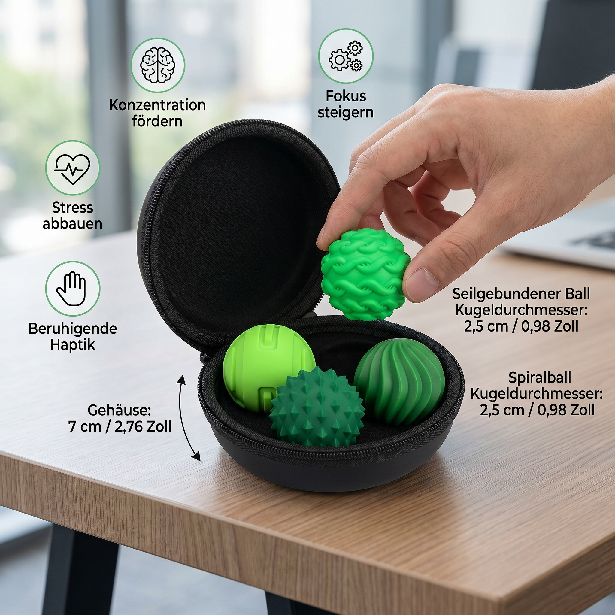 Magnetische Silikonkugeln – Sensorisches Beschäftigungsspielzeug für Stressabbau und Entspannung