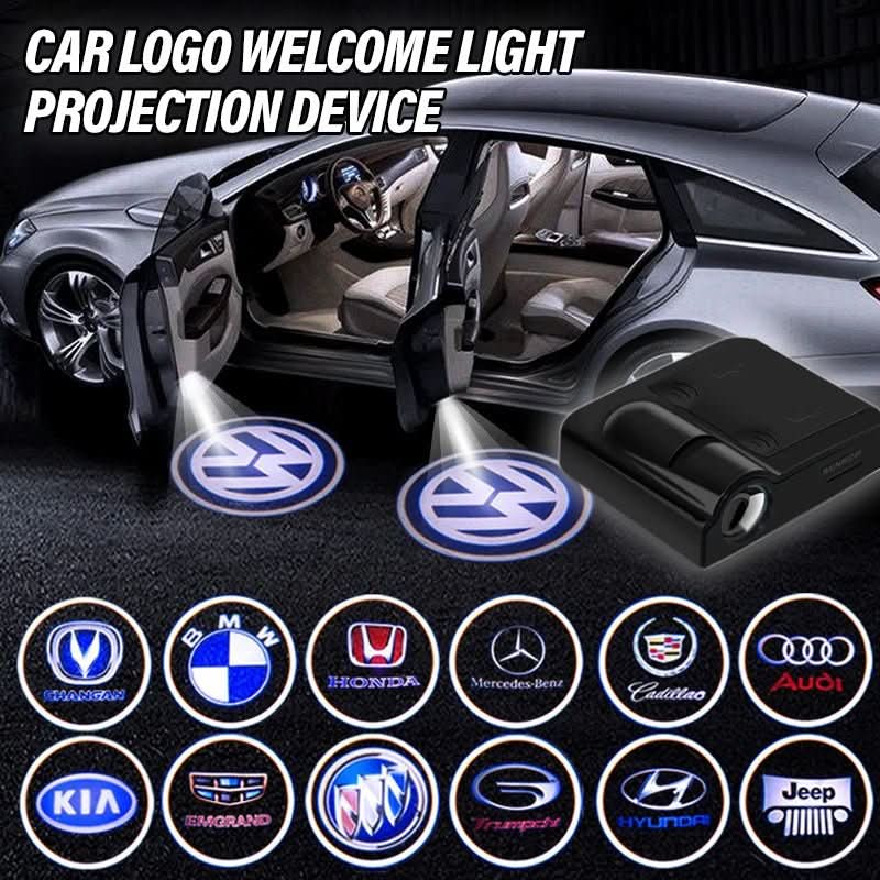 Türglühen Projektor – Kabelloses LED Autotürlicht Für Markenprojektion
