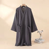 ZenGewebe Baumwoll Kimono | Atmungsaktiver Bademantel | Unisex | Leicht & Elegant Zuhause Wellness