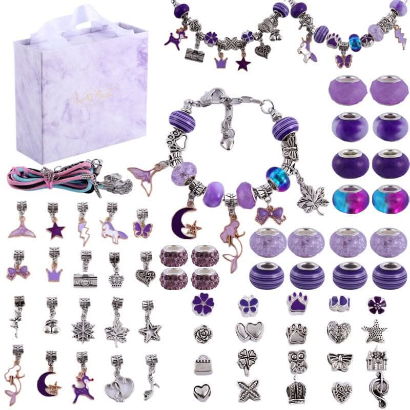 SPARKLETTA – Armband Bastelset für Mädchen mit funkelnden Anhängern