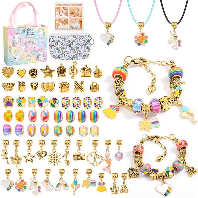 SPARKLETTA – Armband Bastelset für Mädchen mit funkelnden Anhängern