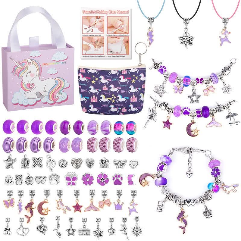 SPARKLETTA – Armband Bastelset für Mädchen mit funkelnden Anhängern