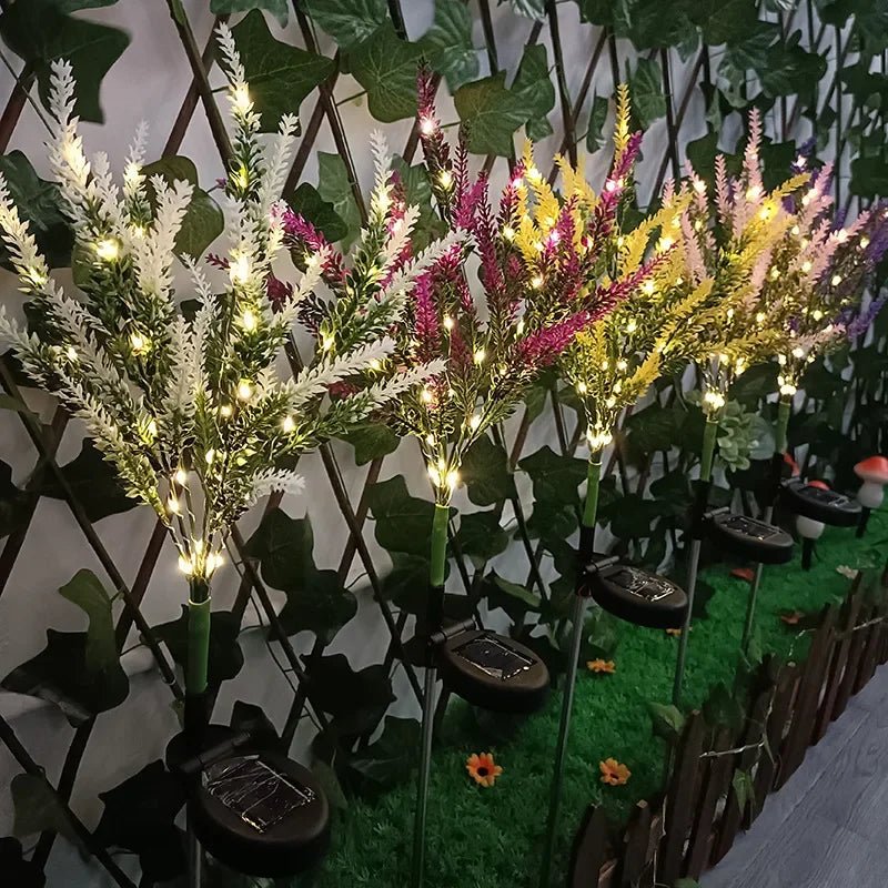 LAVENLITE – Solar-LED-Lavendel-Gartenleuchten, wetterfeste Außendekoration 2
