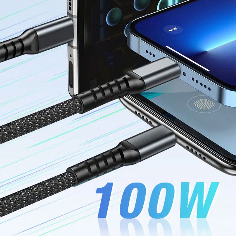 LIGHTLINK – Transparentes 3-in-1-Superschnellladekabel mit LED-Leuchten 2
