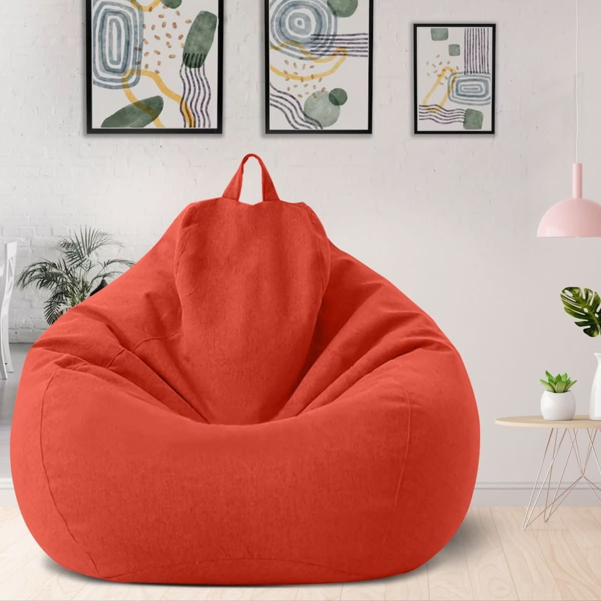 CasaLino – Luxuriöser Leinen Sitzsack Mit Füllung