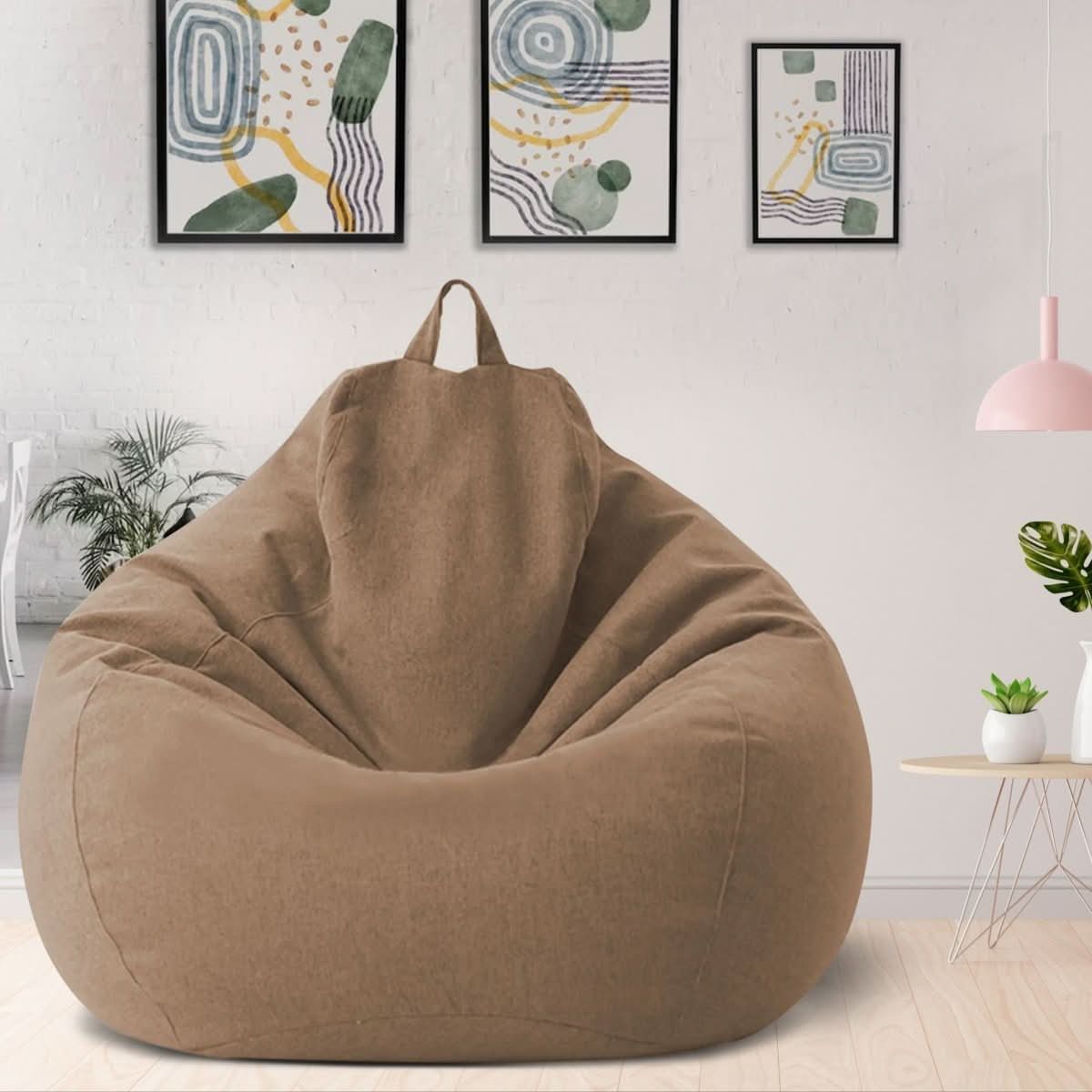 CasaLino – Luxuriöser Leinen Sitzsack Mit Füllung