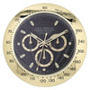 LUMINEX – Silent Stainless Steel Wall Clock with Glowing Hands 11