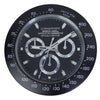 LUMINEX – Silent Stainless Steel Wall Clock with Glowing Hands 12