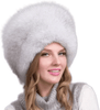 NordLume Aurora Wintermütze | Echtfell Mütze mit Ohrenschützern | Luxus & Wärme für Damen im Winter