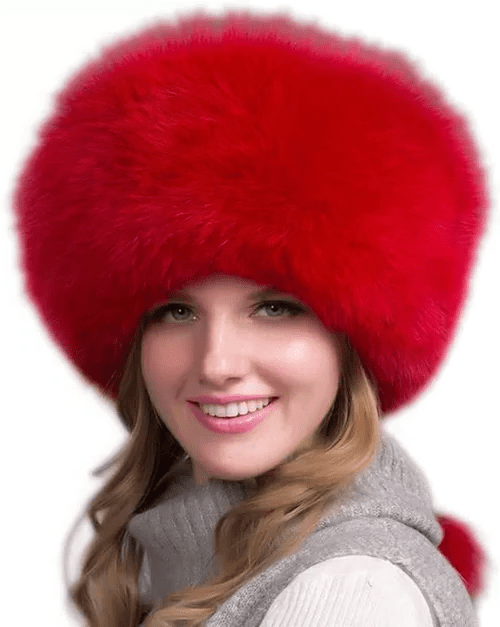 NordLume Aurora Wintermütze | Echtfell Mütze mit Ohrenschützern | Luxus & Wärme für Damen im Winter