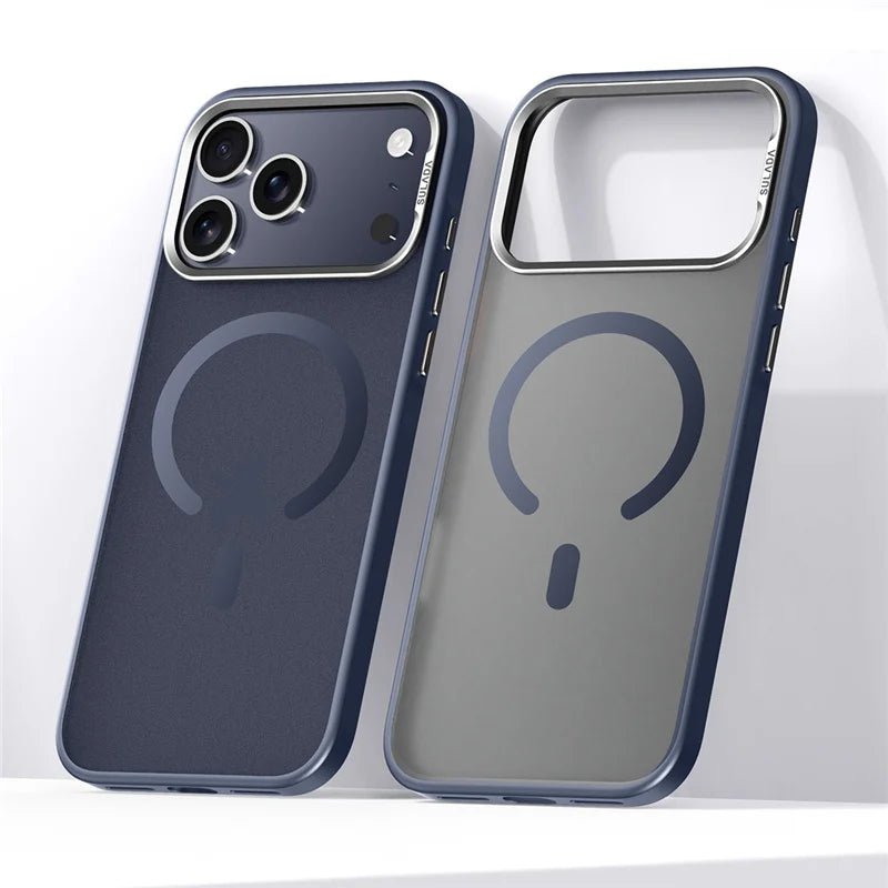 MAGMATTE – Stoßfestes MagSafe-Case mit Legierungslinsenrahmen für iPhone 17 5
