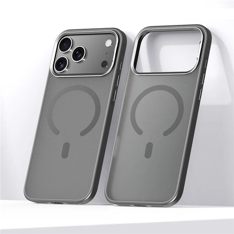 MAGMATTE – Stoßfestes MagSafe-Case mit Legierungslinsenrahmen für iPhone 17 7