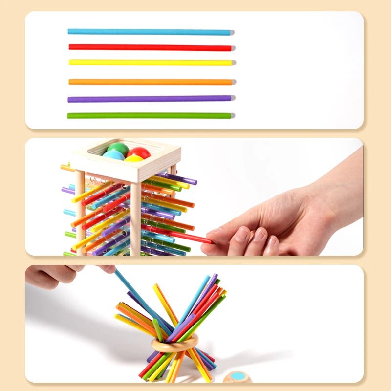 MATHWOOD – Montessori-Zählstäbchen-Set für kognitives Wachstum und Koordination 6