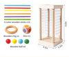 MATHWOOD – Montessori-Zählstäbchen-Set für kognitives Wachstum und Koordination 8
