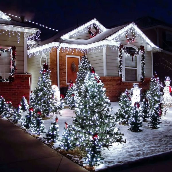 MERRYGLOW - Solar Lichterkette Outdoor mit 300 LEDs, 8 Modi & IP65 Wetterfest 1