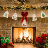 MERRYSAC – 24 Weihnachtsgeschenktüten mit Kordelzug für festliche Stimmung 2
