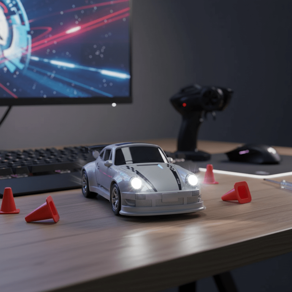 MICROSLIDE – 1:64 RC Drift-Auto mit Präzisionsfernsteuerung 0