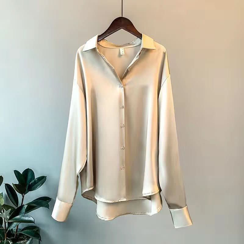 MYRA Seide – Elegante Damen Seidenbluse – Luxuriös & Vielseitig Für Büro & Veranstaltungen