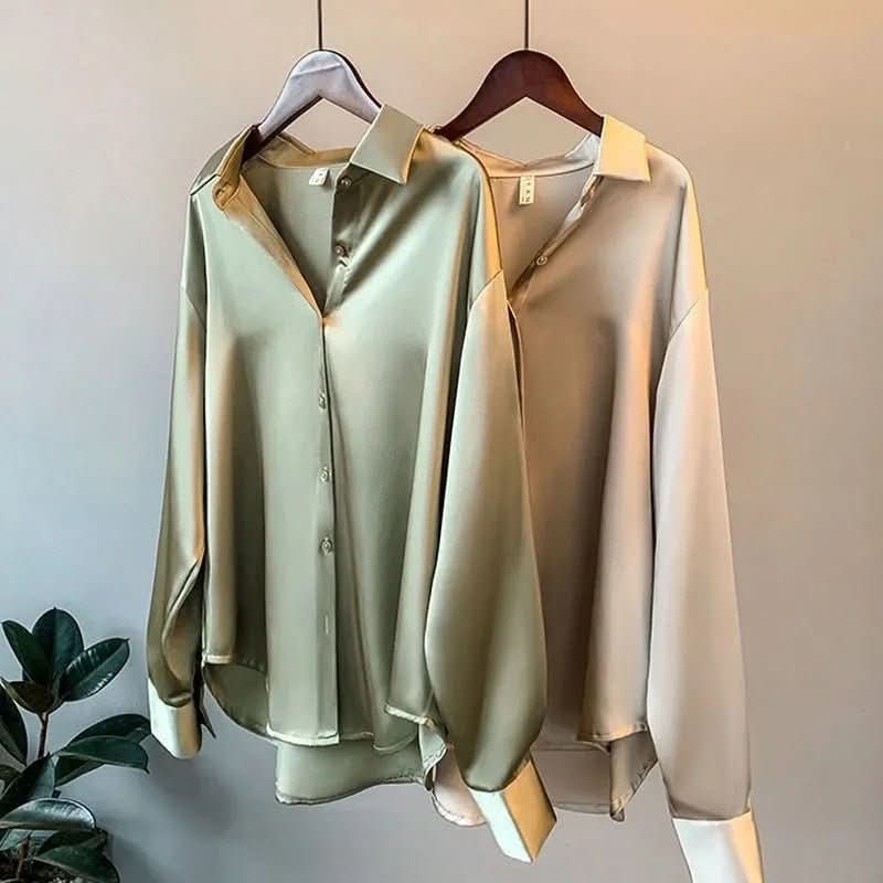 MYRA Seide – Elegante Damen Seidenbluse – Luxuriös & Vielseitig Für Büro & Veranstaltungen