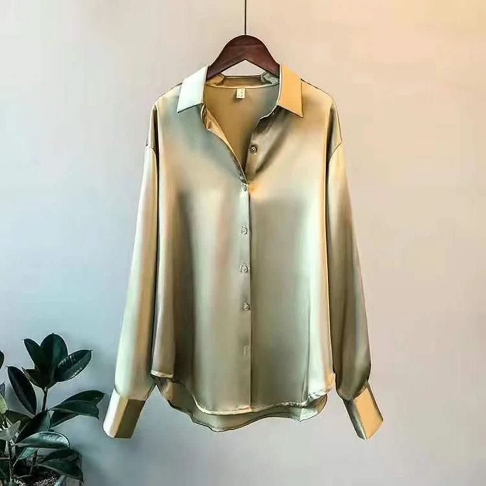 MYRA Seide – Elegante Damen Seidenbluse – Luxuriös & Vielseitig Für Büro & Veranstaltungen