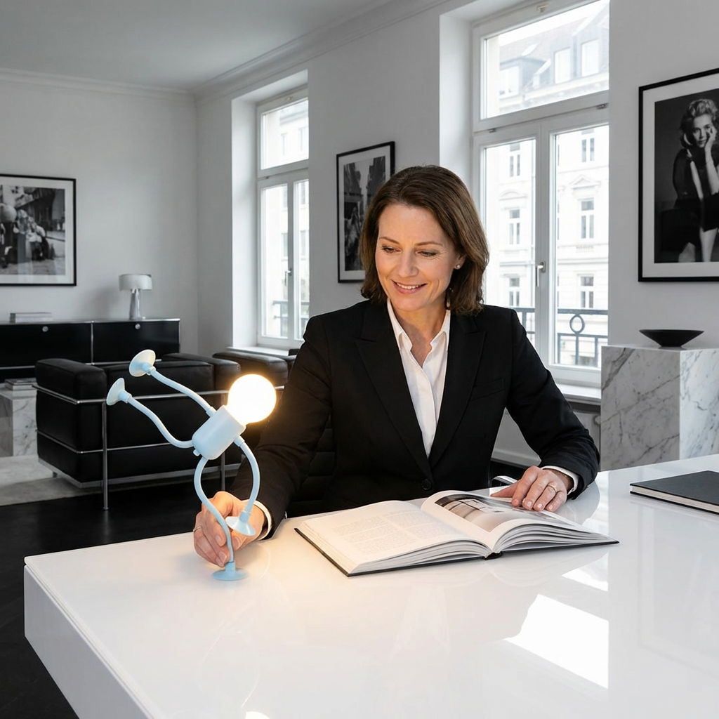 LED Lampe mit Saugnapf – Austauschbares und verspieltes Design für Dekoration