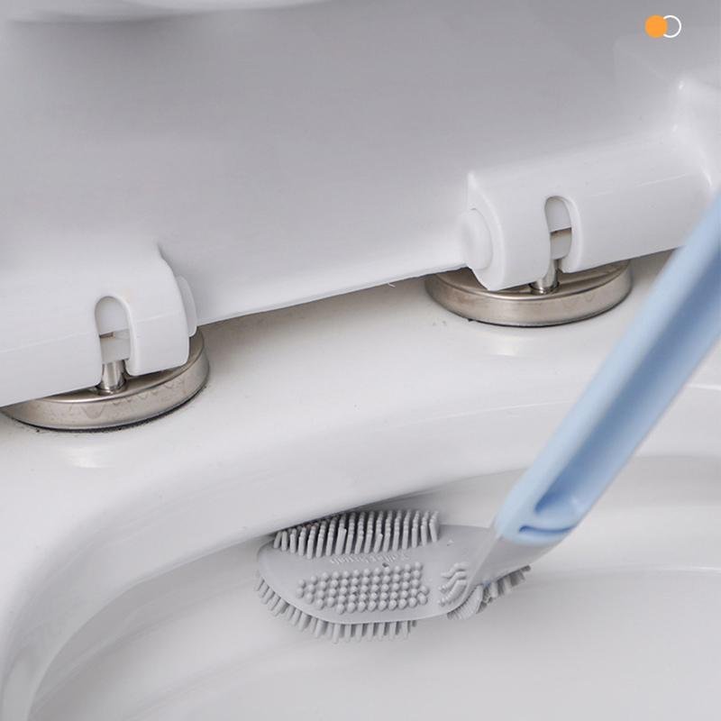 NEATFLOW – Dreieckige TPR-Toilettenbürste mit tropffreier Basis 3