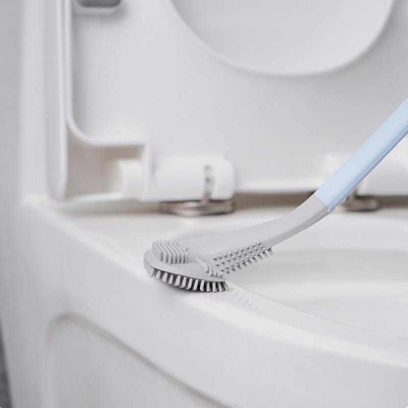 NEATFLOW – Dreieckige TPR-Toilettenbürste mit tropffreier Basis 7