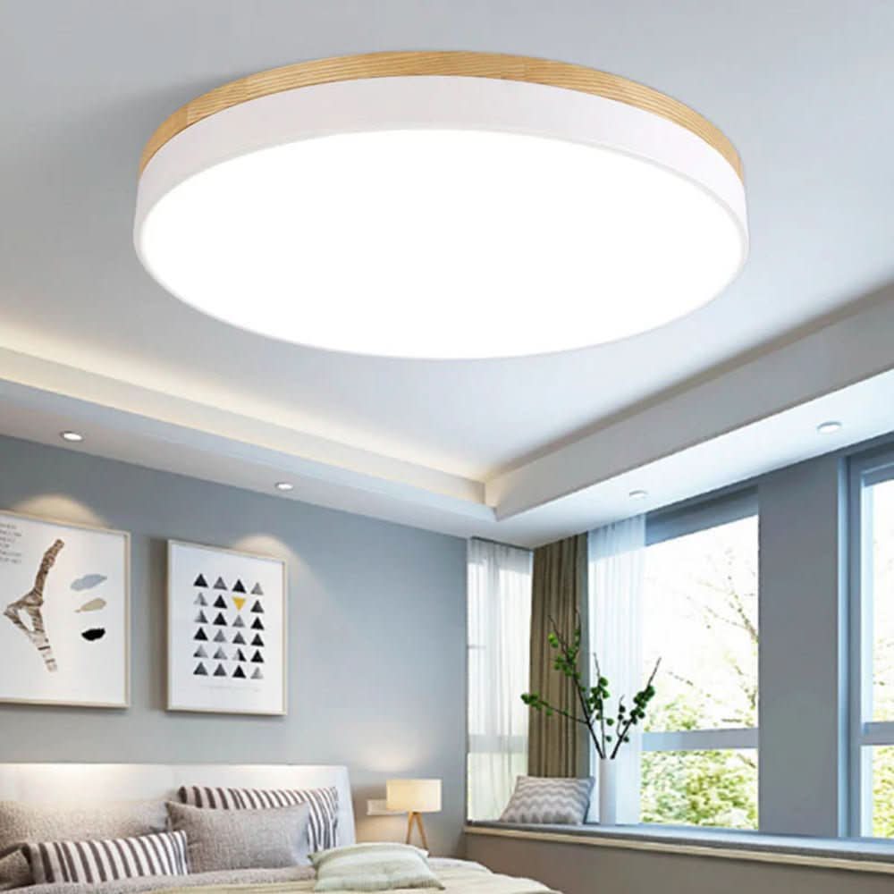 NORDLUMINA LICHT – Deckenleuchte Aus Naturholz – Skandinavisches Design Küche, Wohnzimmer