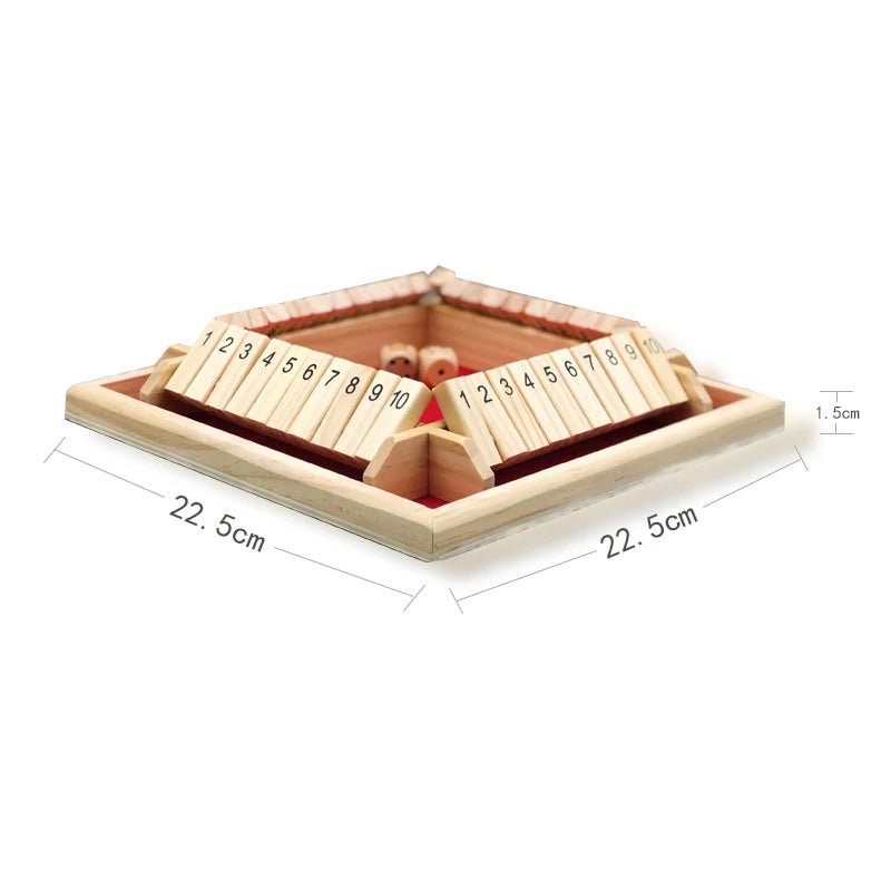 NUMBLOX – Würfelspiel aus Holz für 4 Spieler 6