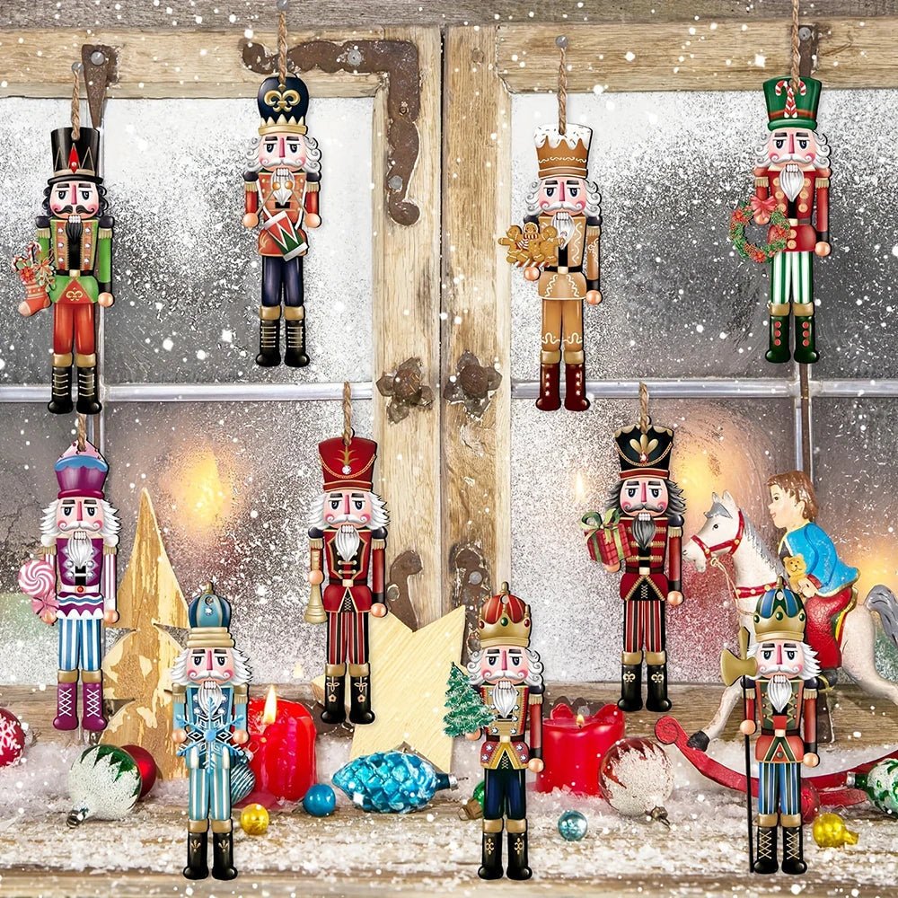 NUTCLASIK – Traditionelles Nussknacker-Set aus Holz für eleganten Weihnachtszauber 2