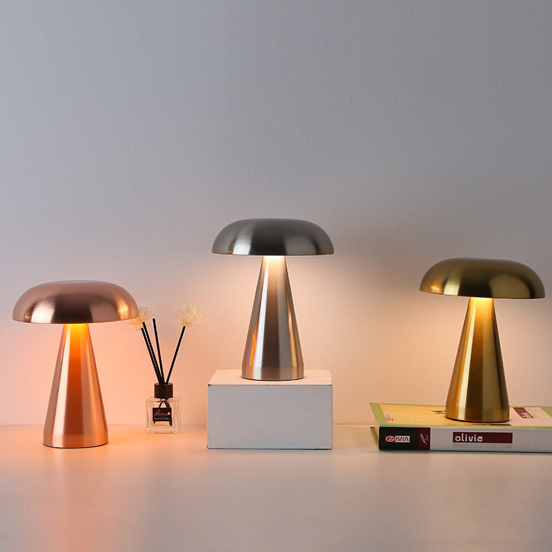 Metall Pilz Lampe