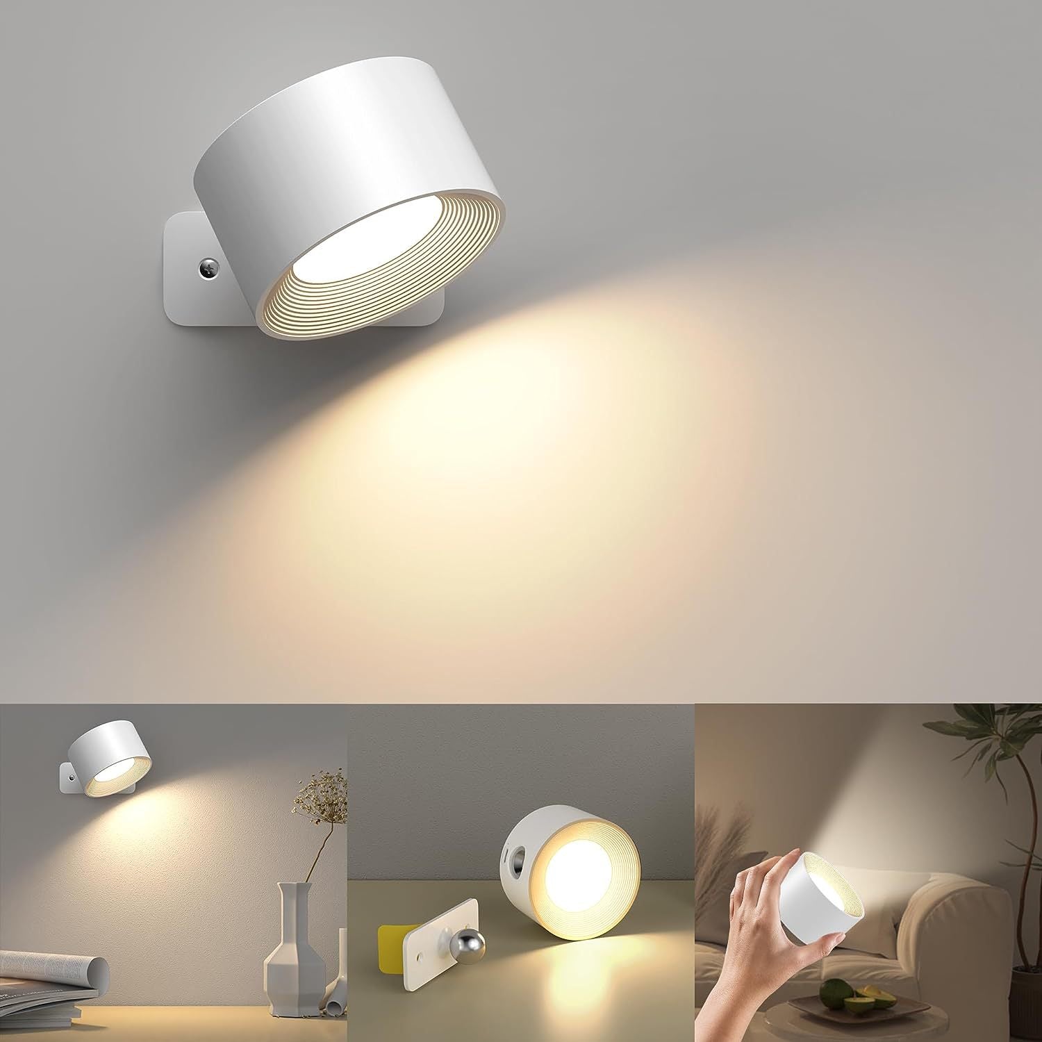 LED 360° Wandlampe