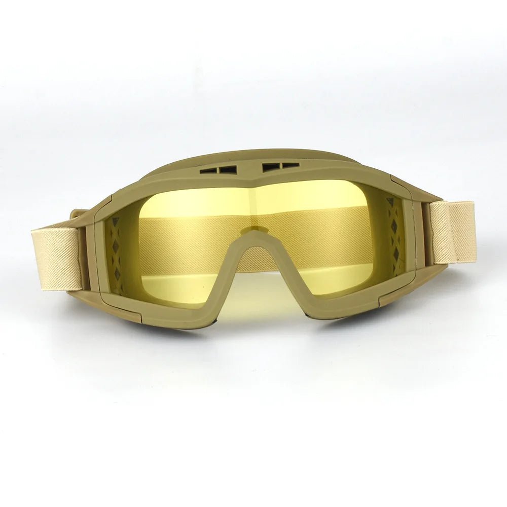 OPTRIGEAR – Taktische Schutzbrille mit 3 austauschbaren Gläsern für den Outdoor-Schutz 10