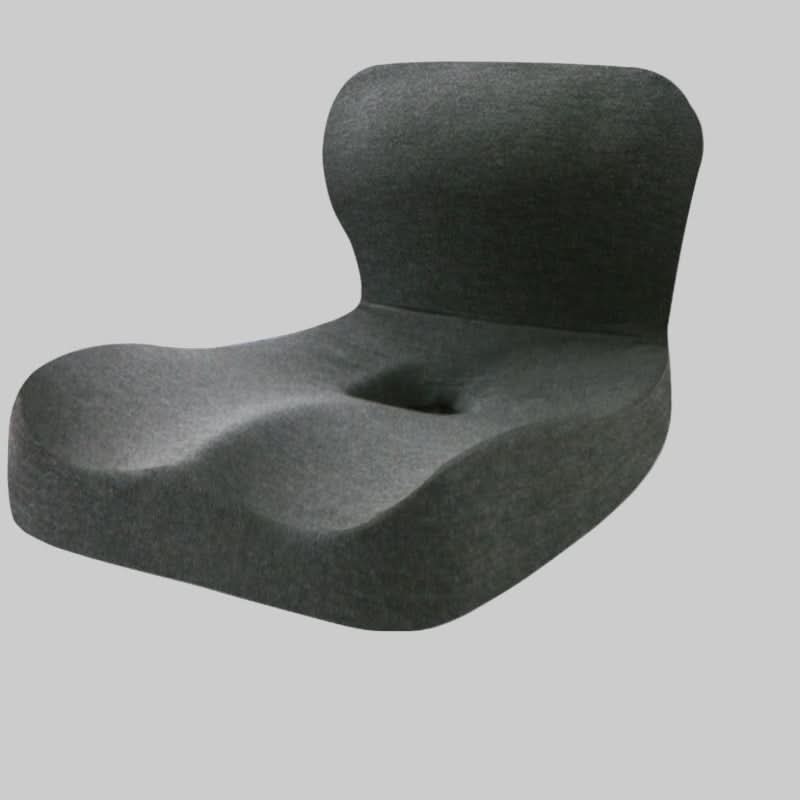 Oraliu L-förmiges Memory Foam-Kissen | Lindert Rücken-, Steißbein- und Wirbelsäulenschmerzen | Orthopädisches Sitzpolster | Komfort im Büro und zu Hause 0