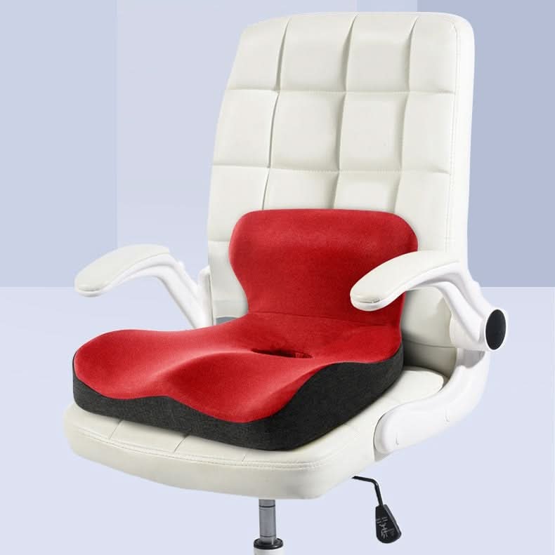 Oraliu L-förmiges Memory Foam-Kissen | Lindert Rücken-, Steißbein- und Wirbelsäulenschmerzen | Orthopädisches Sitzpolster | Komfort im Büro und zu Hause 4