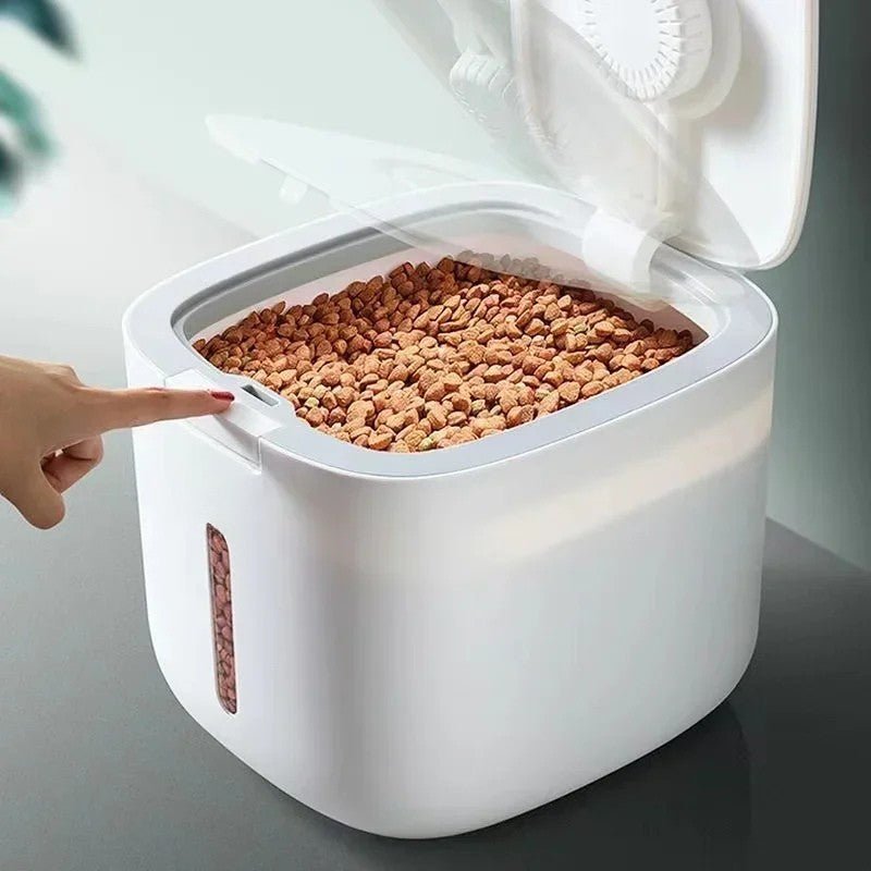PETLOCKER – Luftdichte Futterbox für Hunde mit Messbecher 4