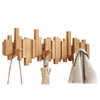 PIANOHANG Wand Regal – Wandgarderobe Aus Massivholz Mit Klappbaren Haken Im Klavierdesign