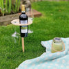 Wählerisch Wein Tisch – Tragbarer Weintisch Für Picknick & Freiluft-Genuss